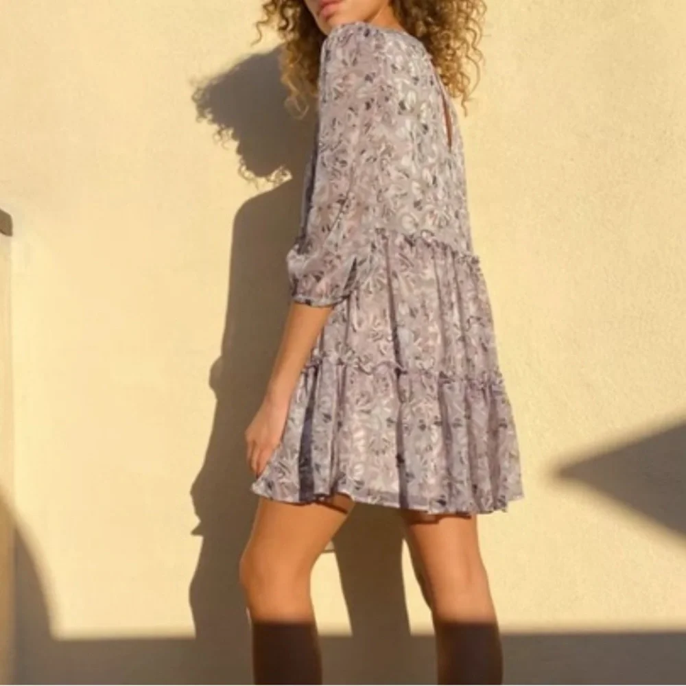 Aritzia Sundays Best Mini Floral Dress Size Small